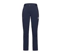 Mammut - Women's Courmayeur Softshell Pants - Mountaineering trousers size 16 - Short, blue