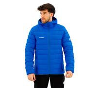 Mammut Men's Crag IN Hoodie Full-Zip Funnel-Neck Puffer Jacket Large Blue