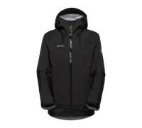 Mammut Durable all-weather hiking hardshell Ducan Guide HS Hooded Jacket Women - black, XS