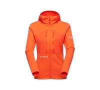 Mammut Durable, breathable mountaineering midlayer Eiger Nordwand Advanced ML Hooded Jacket Women - eiger orange, L