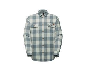 Mammut Durable hemp flannel Tamaro Longsleeve Shirt Men - silver sage-strata, XL