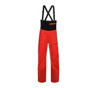 Mammut Eco-conscious freeride hardshell bib pants Haldigrat HS Bib Pants Men - red, UK 32, normal