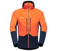 Mammut - Eiger Nordwand Midlayer Hybrid Hooded Jacket - Softshell jacket size M, orange