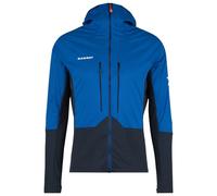 Mammut - Eiger Nordwand Midlayer Hybrid Hooded Jacket - Softshell jacket size S, blue