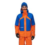 Mammut Eiger Nordwand Pro HS GORE-TEX Hooded Men's Jacket | UK L in Eiger Orange/Eiger Blue