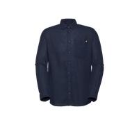 Mammut Everyday, natural fiber-blend long-sleeved shirt Alvra Summer Longsleeve Shirt Men - marine, L