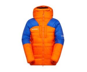 Mammut Extra-warm, durable down expedition parka Eiger Nordwand Pro Down IN Hooded Parka Men - eiger orange-eiger blue, M