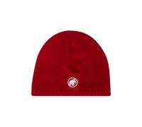 Mammut Finely woven knitted beanie with fleece lining Sublime Beanie - dark red, one size
