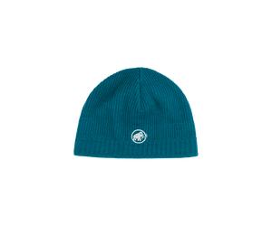 Mammut Finely woven knitted beanie with fleece lining Sublime Beanie - deep teal, one size