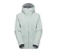 Mammut Functional 3-layer GORE-TEX hiking jacket Crater Light HS Hooded Jacket Women - silver sage, XL