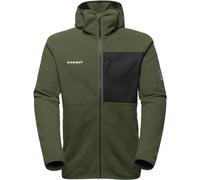 Mammut - Hiking Fleeces - Tamaro ML Hooded Jacket Men Dark Marsh Black for Men in Recycled Polyester - Size S - Green Green S
