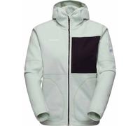 Mammut - Hiking Fleeces - Tamaro ML Hooded Jacket Women Silver Sage Black for Women in Recycled Polyester - Size L - Green Green L