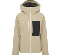 Mammut - Insulated and Waterproof Thermal Ski Jacket - Men's - Stoney HS Thermo Hooded - Stoney HS Thermo Hooded Jacket Men Sablun Black for Men - Size L - Beige Beige L
