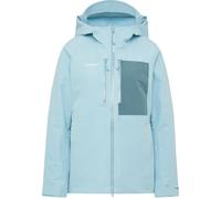 Mammut - Insulated and Waterproof Thermal Ski Jacket - Men's - Stoney HS Thermo Hooded - Stoney HS Thermo Hooded Jacket Women Nebla Strata for Women - Size S - Grey Grey S
