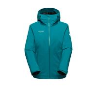 Mammut Insulated, waterproof hiking jacket Linard HS Thermo Hooded Jacket Women - deep teal, XL
