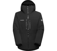 Mammut - Insulating and waterproof thermal ski jacket - Stoney HS Thermo Hooded Jacket Men Black for Men - Size M Black M