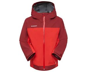 Mammut - Kid's Taiss Hardshell Hooded Jacket - Waterproof jacket size 128, red