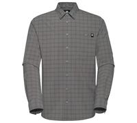 Mammut Lenni Longsleeve Shirt Men | Outdoor Clothing for Hiking, with Sun Protection | Steel-Black, S