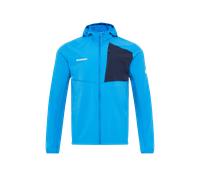 Mammut Lightweight and versatile midlayer for mountain sports Madris Light ML Hooded Jacket Men - glacier blue-marine, S
