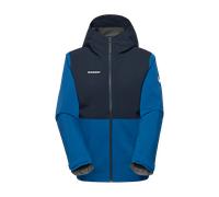 Mammut Lightweight, dependable hiking hardshell Linard Light HS Hooded Jacket Women - tschiel-marine, S