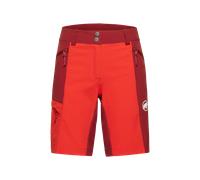 Mammut Lightweight, durable performance hiking shorts Ducan Shorts Women - dark red- red, UK 6