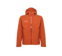 Mammut Lightweight elastic hardshell jacket for hiking Linard Guide HS Hooded Jacket Men - autumn larice, L