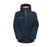Mammut Lightweight elastic hardshell jacket for hiking Linard Guide HS Hooded Jacket Men - marine, XXL