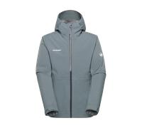 Mammut Lightweight elastic hardshell jacket for hiking Linard Guide HS Hooded Jacket Men - strata, XXL