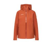 Mammut Lightweight elastic hardshell jacket for hiking Linard Guide HS Hooded Jacket Women - autumn larice, XL