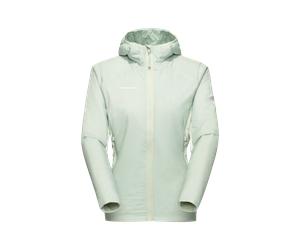 Mammut Lightweight insulated hybrid jacket Rime Light IN Hybrid Hooded Jacket Women - silver sage, XS