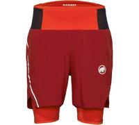 Mammut - Lightweight stretch trail running shorts - Aenergy TR 2 in 1 Shorts Men Dark Mammut Red Black for Men in Recycled Polyester - Size 44 EU Red 44 EU