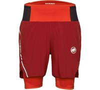 Mammut - Lightweight stretch trail running shorts - Aenergy TR 2 in 1 Shorts Men Dark Mammut Red Black for Men in Recycled Polyester - Size 48 EU Red 48 EU