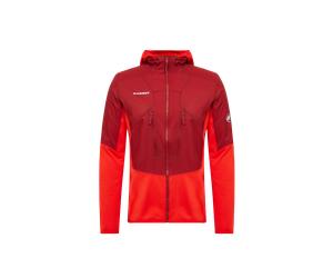 Mammut Lightweight, thermoregulating ski touring midlayer Aenergy ML Hybrid Hooded Jacket Men - dark red- red, XXL