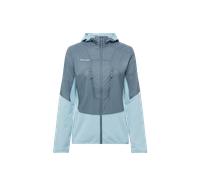 Mammut Lightweight, thermoregulating ski touring midlayer Aenergy ML Hybrid Hooded Jacket Women - strata-nebla, L