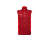Mammut Lightweight, thermoregulating ski touring vest Aenergy ML Hybrid Vest Men - dark red- red, XL