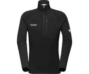 Mammut - Lightweight zip-up fleece - Aenergy Light ML Half Zip Pull Men Black for Men in Recycled Polyester - Size S Black S