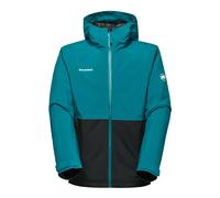Mammut Insulated, waterproof hiking jacket Linard HS Thermo Hooded Jacket Men - deep teal-black, L