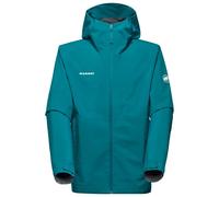 Mammut - Linard Light Hardshell Hooded Jacket - Waterproof jacket size S, turquoise