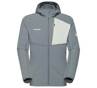 Mammut - Madris Light Midlayer Hooded Jacket - Fleece jacket size L, grey