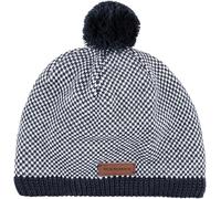 Mammut Marine-White Snow Beanie Unisex Fleece-Lined Breathable Thermal Wool Hat