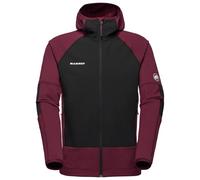 Mammut - Massone Midlayer Hooded Jacket - Fleece jacket size L, black/red