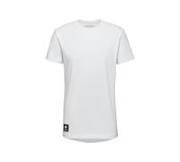 Mammut Massone Patch Organic Cotton T-Shirt - Men's Lightweight Tee for Climbing, Strata, White, Medium