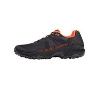 Mammut Men Sertig II Trail Running Shoe, Black-Vibrant Orange, 9.5 UK