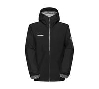 Mammut Mens Crater Light Hs Hooded Rain Jacket, Black, XXL EU