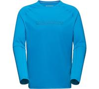 Mammut Mens Selun FL Longsleeve Logo Glacier Blue Medium