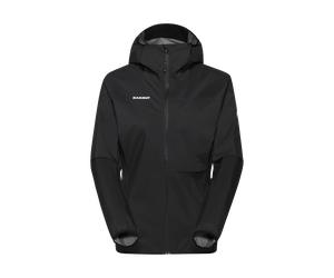 Mammut Minimalist packable hiking hardshell Ducan Light HS Hooded Jacket Women - black, S