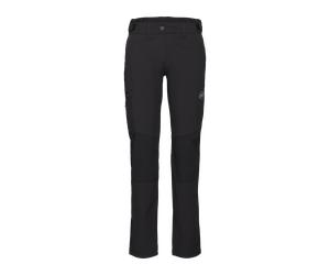 Mammut Multifunctional all-season hiking softshell pants Runbold Guide SO Pants Women - black, UK 12 S, short