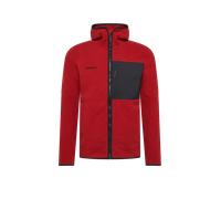 Mammut Recycled polyester hiking midlayer jacket Tamaro ML Hooded Jacket Men - dark red-black, L