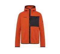 Mammut Recycled polyester hiking midlayer jacket Tamaro ML Hooded Jacket Women - autumn larice-black, L