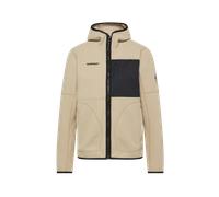 Mammut Recycled polyester hiking midlayer jacket Tamaro ML Hooded Jacket Women - sablun-black, M